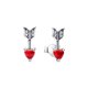 thumbnail image 1 of Aros Pandora Arrow & Murano Glass Heart Sterling Silver, 1 of 2
