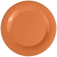 Imahe - Set De 3 Plato Melamina Naranjo 30 Cm
