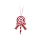 thumbnail image 2 of Adorno Navideño Con Forma De Piruleta, Adorno Colgante Para Puertas Interiores Y Exteriores, Oficinas, 7 X 9,5 Cm, Color Rojo Y Blanco, 2 of 3