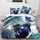 thumbnail image 1 of FashionValorant Neon Bedding Set Boys Girls Duvet Cover Pillowcase Bed Adult Bedroom, 1 of 5