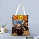 thumbnail image 2 of The Lion Kid 2 Bolso de tela con estampado de lienzo para mujer, bolsa de compras reutilizable y estética, con cremallera interior, regalo para mujer,40*45cm., 2 of 6
