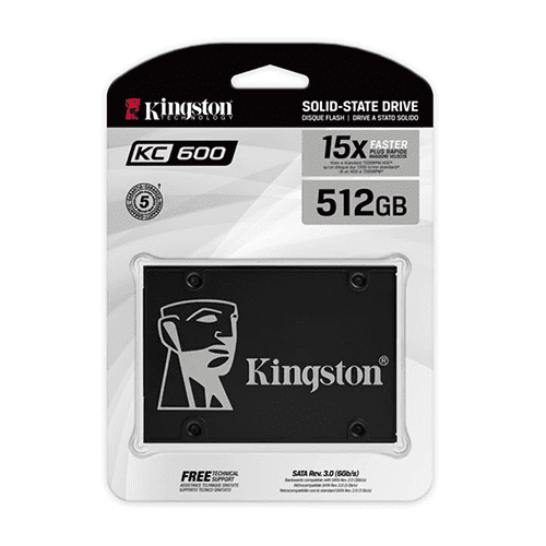 Eyl Store - Ssd Kingston Kc600 512gb 2.5" Sata Iii Con Cifrado