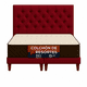 thumbnail image 1 of Cama 2 plaza Capitoné  + Respaldo 2P Capitone Burdeo  + Colchón 2P Mery Desing, 1 of 8