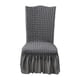 thumbnail image 3 of Fundas Extraíbles Para Sillas De Banquete Fundas Elásticas Para Sillas De Comedor Gris Oscuro, 3 of 5