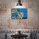 thumbnail image 5 of Cartel Metálico Decorativo Pato Dodgers Desmarcar 30x40cm, 5 of 6