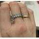 thumbnail image 3 of Anillo de Titanio Mujer brillante con Zirconios y colgante A la moda retro exclusivo, 3 of 3