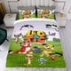 thumbnail image 4 of Leo y Tig Conjunto de sábanas temático, trío de piezas, cómodo y amigable con la piel, diseño único, regalo de decoración para el hogar para familiares, amigos y fans,135cm *200cm, 4 of 6