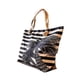 thumbnail image 1 of Bolso Playa Lona Algodon Con Cierre Caribe Azul, 1 of 4