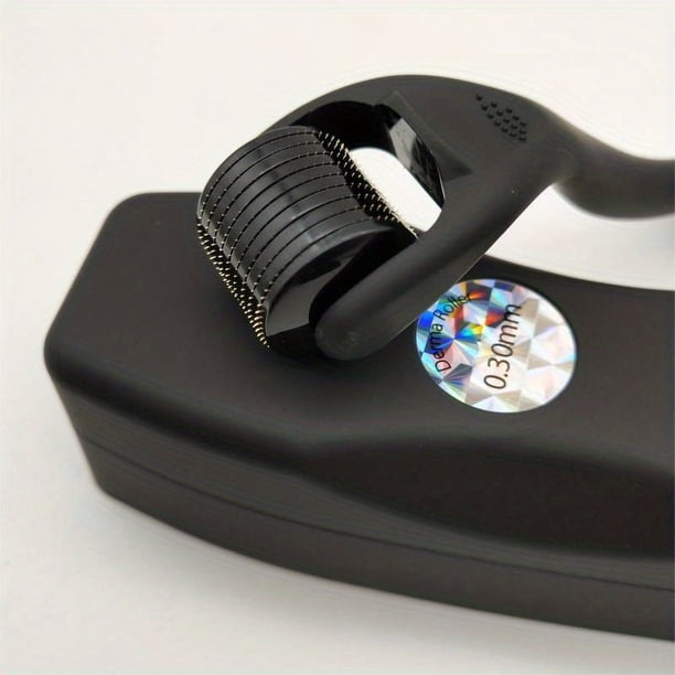 Rejuvenate Your Skin with a Titanium Matt Black 540 Derma Roller - Reduce the Look of Aging!