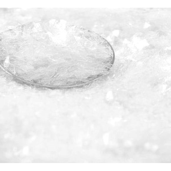 Glitter de vidrio triturado alemán Meyer Imports 227 g blanco