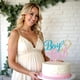 thumbnail image 5 of Topper Para Pastel Niño O Niña Con Brillo Dorado Para Baby Shower, 5 of 9