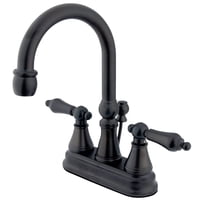 Grifo De Baño Kingston Brass Governor, Juego Central De 4 Pulgadas