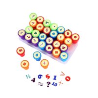 Bothyi - Juego De Sellos Para Niños, Juego De Sellos Para Cuaderno, Juego De Sellos Para Hacer Tarjetas, Planificador De Proyectos De Arte, Números