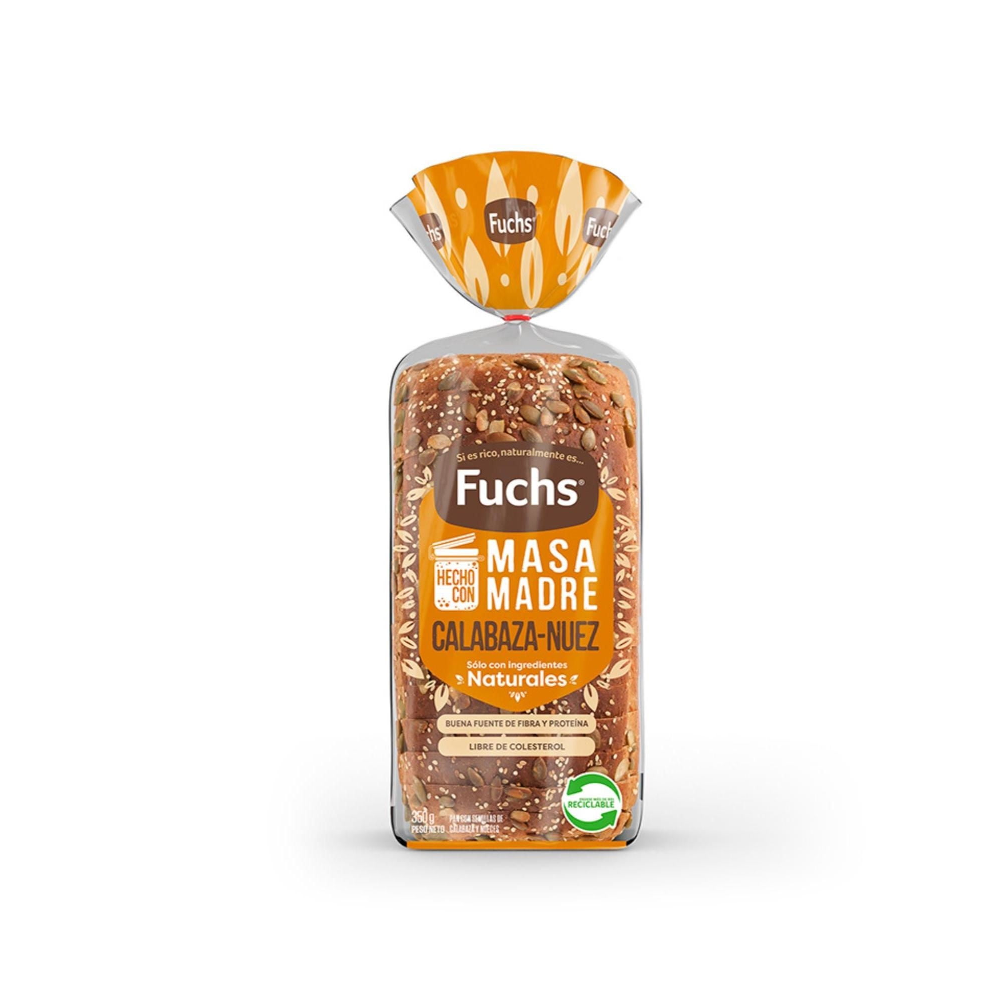 Pan De Molde Calabaza Nuez 350 g Fuchs