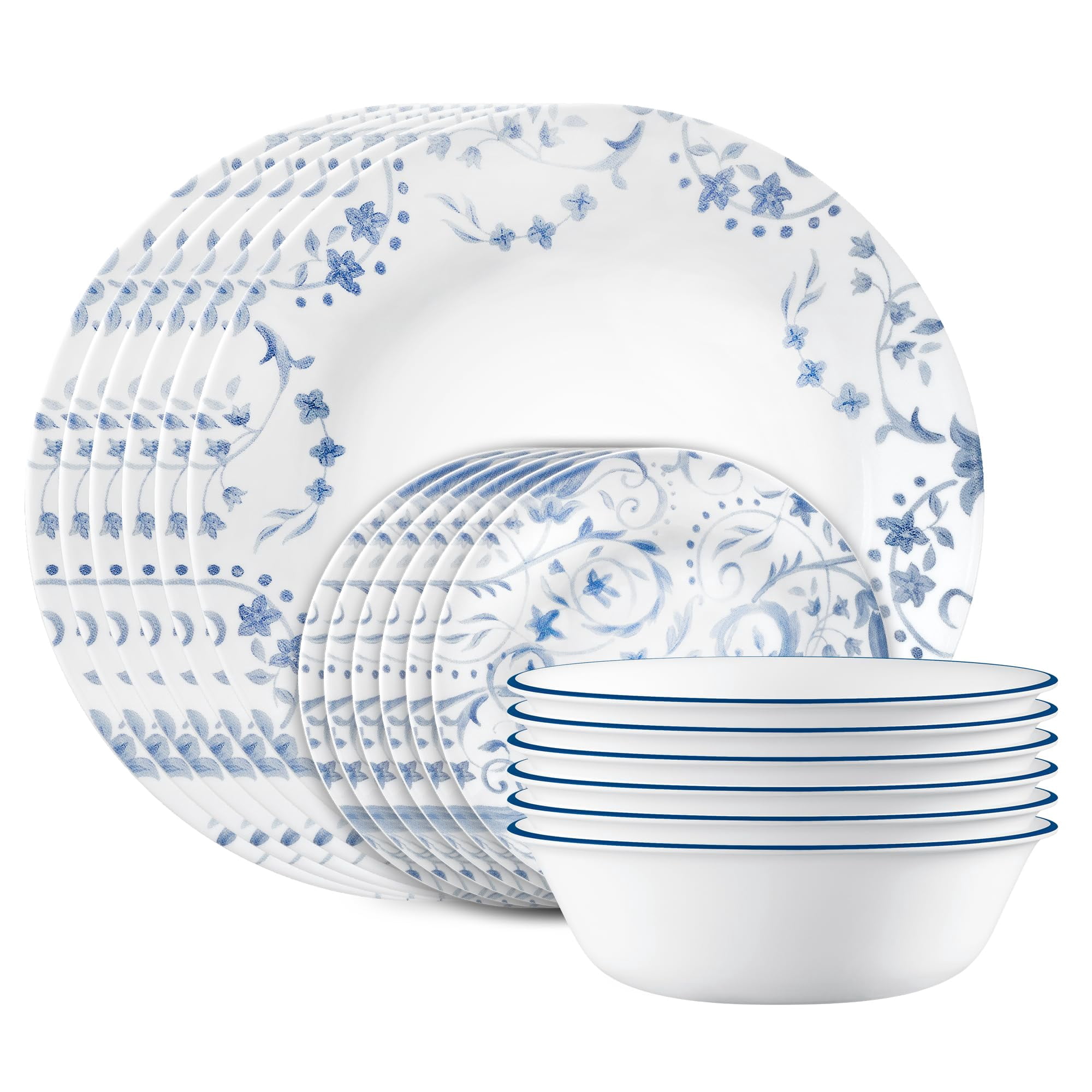 Juego De Vajilla Corelle Vitrelle 18 Piezas Service Para 6