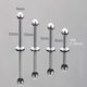 thumbnail image 3 of Barbell Labret Ftovosyo 16G 6/8/10/12 mm 24 piezas, 3 of 7