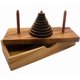 thumbnail image 3 of Juego de rompecabezas de madera Tower of Hanoi 9 Rings Winshare Puzzles, 3 of 8