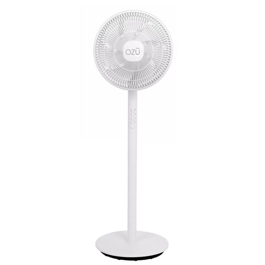 Ozuko - Ventilador Pedestal Blanco 14" 7 Aspas Ozu