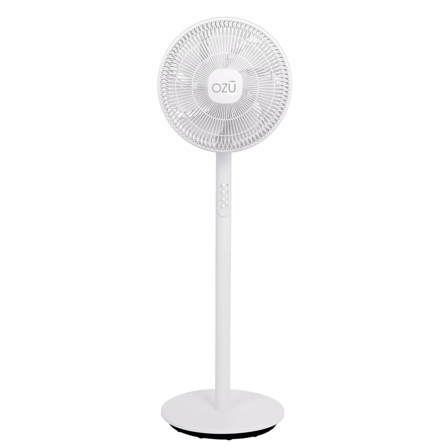Ventilador Pedestal Blanco 14" 7 Aspas Ozu