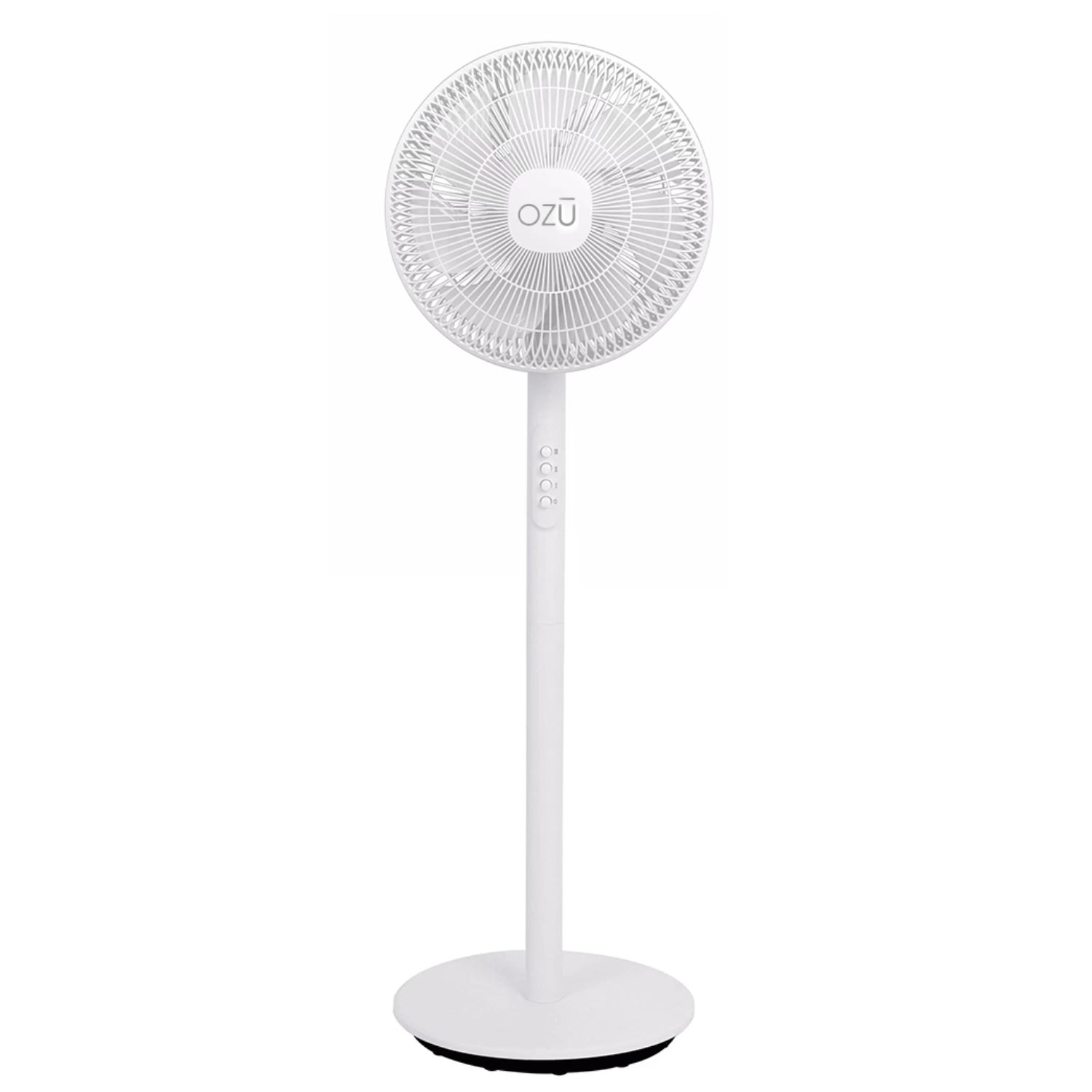 Ventilador Pedestal Blanco 14"" 7 Aspas Ozu