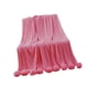 thumbnail image 1 of Manta De Punto Ligera Y Suave De 90 X 105 Cm Para Sofá De Salón, Color Rosa Oscuro, 1 of 5