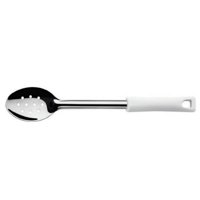 Di Solle - Cuchara Perforada Acero Inox 43Cm Mango Blanco