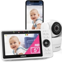 Monitor Wifi Inteligente Para Bebés Vtech Vm901 Con Cámara De 1080P Y 5 Pulgadas