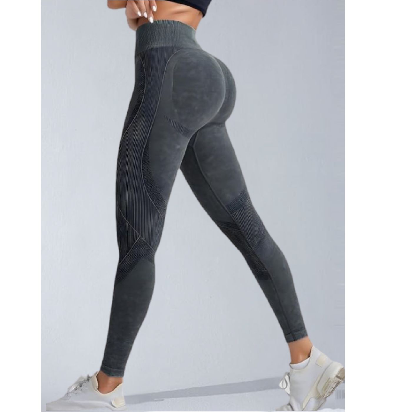 Likeshop - Calza Mujer Gym Fitness Deportiva Tiro Alto Levanta Cola 9001