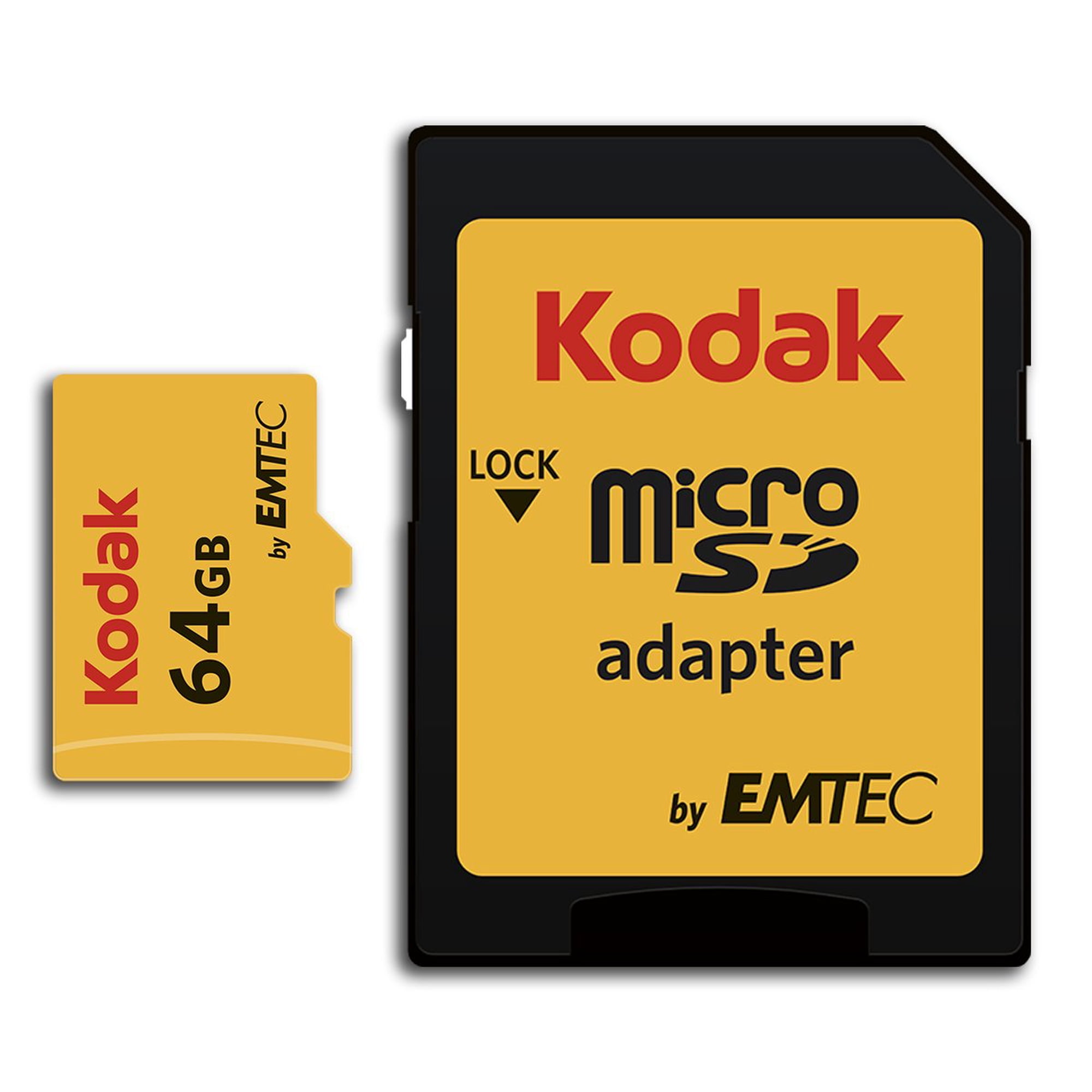 Tarjeta Microsdxc Kodak 64gb Class 10 Uhs-i U1 Con Adaptador