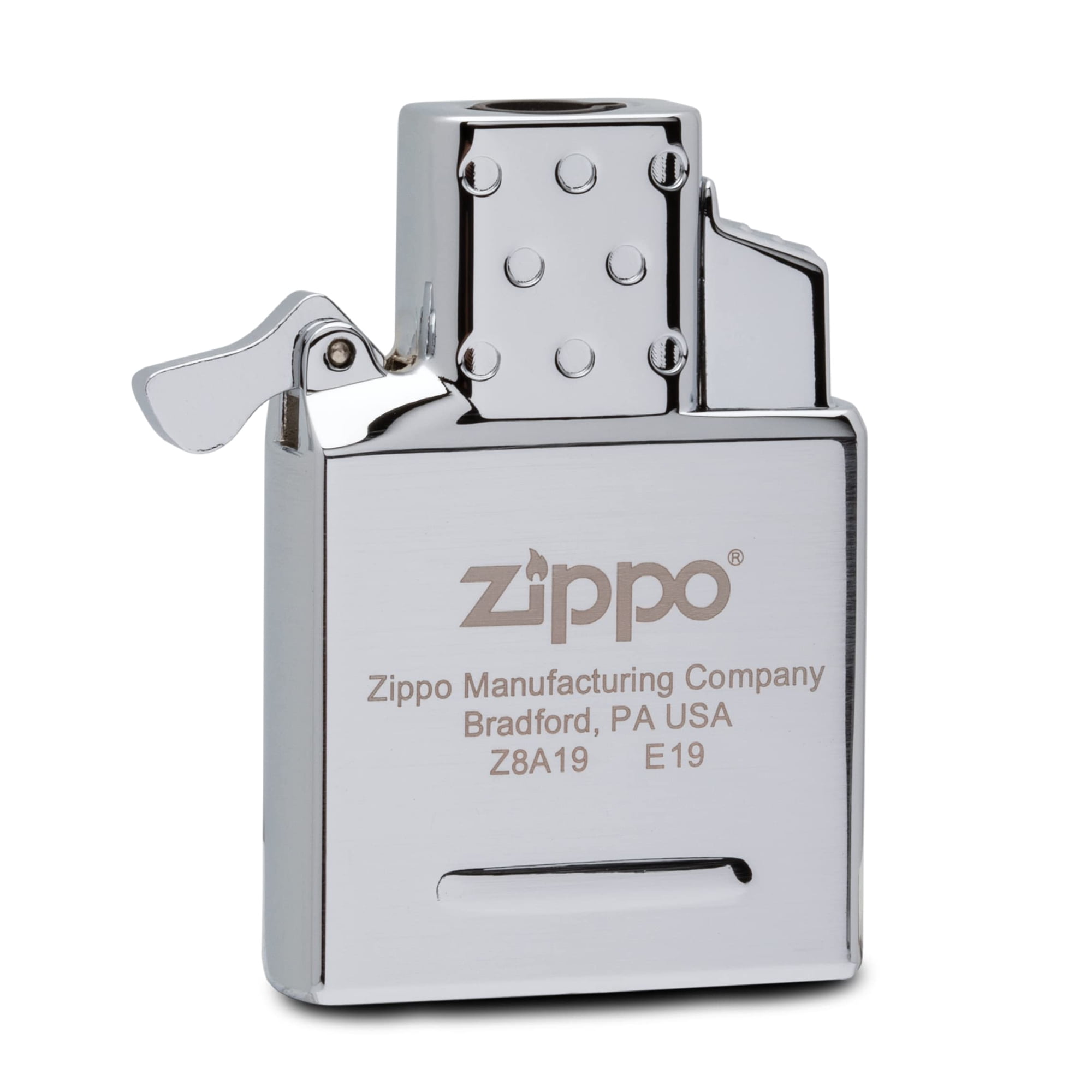 Encendedor De Butano Con Inserto Zippo 65826, Linterna Individual, Cromada
