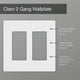 thumbnail image 5 of Placa de Pared Lutron Claro 2 Gang Satinada Medianoche, 5 of 6