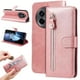 thumbnail image 1 of Funda con Cremallera para OnePlus 13R 5G, Carcasa Cartera de Cuero PU con Soporte y Tarjetero, 1 of 5