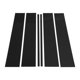 thumbnail image 1 of Unique Bargains Moldura de Ventana de Pilar de Puerta para Chevy Suburban 2015-2020 Negro Delantero Trasero Izquierdo Derecho Anti Arañazos Adhesivo Cubierta de Postes de Pilar 6 Piezas, 1 of 7