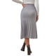 thumbnail image 3 of INSPIRE CHIC Falda de Suéter de Maternidad para Mujeres Sobre el Vientre Falda Plisada de Embarazo Midi Gris Medio, 3 of 6
