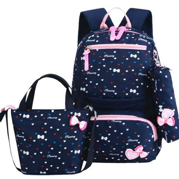 Dropshipping 3pcs/set School Bag Backpacks Schoolbag Fashion Kids Lovely Backpack for Children Girls Bag Student Mochila Sac