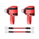 thumbnail image 2 of Kit De 1 Par De Correas De Tobillo Ajustables, Accesorio Para Máquina De Cable, Bandas De Fitness, Color Rojo, 2 of 5