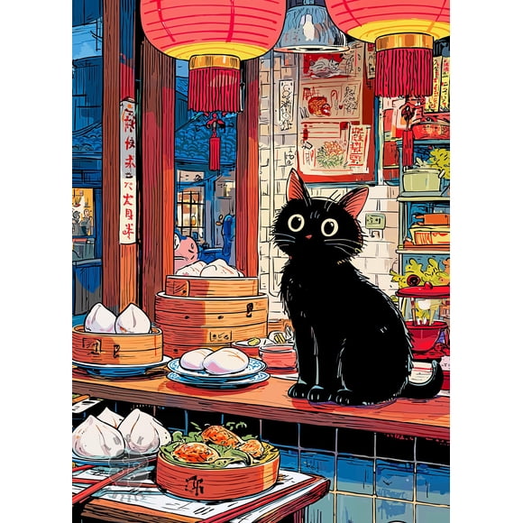 Rompecabezas Lucky Puzzles 1000 piezas Bao & Whiskers