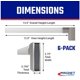 thumbnail image 2 of Soporte Magnético para Señales Master Magnetics 30 cm (Pack de 6), 2 of 7