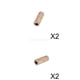 thumbnail image 1 of 4 Piezas Guitarra Truss Rod Hebilla Conectar Ajuste Conector 9mm Diámetro, 1 of 2