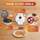 thumbnail image 3 of Máquina de Gofres Waffle Wow! 20 cm Emoji con 2 juegos de placas, 3 of 8