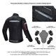 thumbnail image 5 of Chaqueta Zyxformis para motocicleta de hombre, todo clima, con armadura, 5 of 7