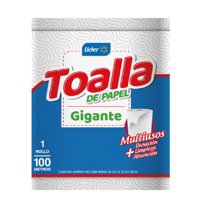 Toalla De Papel Gigante Doble Hoja 100 M 1 Un Lider