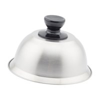 Magideal - Cubierta Para Sartén, Cúpula Para Derretir Queso, Cubierta Universal Para Hamburguesas De Acero Inoxidable, Tapa Para Olla Para Hamburguesas, Parrilla