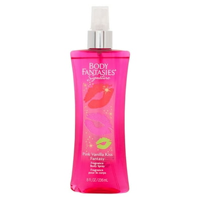 Colonia Spray Pink Vainilla Kiss Fantasy Frasco 236 Ml Body Fantasies