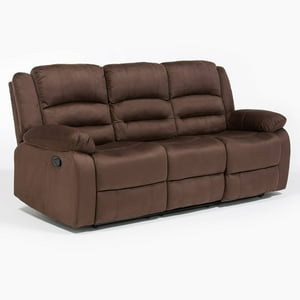 Daniels - Sofá 3 Cuerpos Reclinable Clásico Martell Marrón 98060S