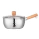 thumbnail image 4 of Cacerola De Acero Inoxidable Con Tapa De Vidrio Olla Para Restaurante Cocina Hogar S, 4 of 5
