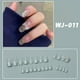 thumbnail image 3 of 24 Pcs of Chic Short Fake Nail Manicures with File & Glue - Get Ready for a Fabulous Look!, 3 of 3