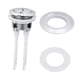 thumbnail image 5 of Botón De Descarga De Inodoro De Doble Pulsación, Botón Universal Para Tanque De Inodoro Para Ba?o, Plateado, 5 of 5