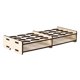 thumbnail image 4 of Soporte De Estante De Almacenamiento De Pintura En Rack De Madera Para Herramienta De Pintura De Arte DIY 24 Agujeros, 4 of 5