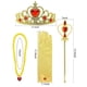 thumbnail image 3 of Set de accesorios para disfraz de princesa Yosbabe, 5 regalos para niñas, 3 of 7